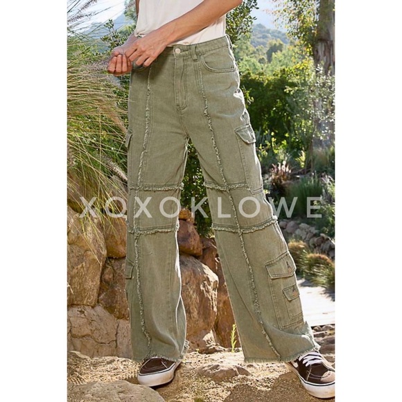 POL Pants - POL Retro 90s Relaxed Fit Cargo Pants